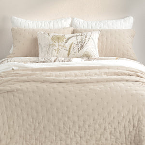 Mousseline Solid Natural Quilt