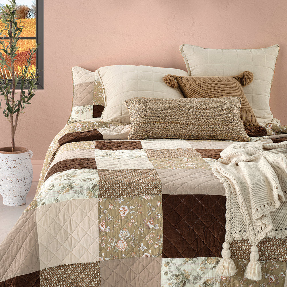 Gratitude Vintage Patchwork Quilt