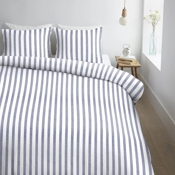 Ally Blue Stripe Duvet Cover
