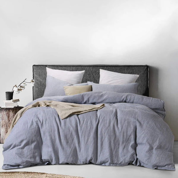 French Linen Duvet Cover Set - 9 Color Options