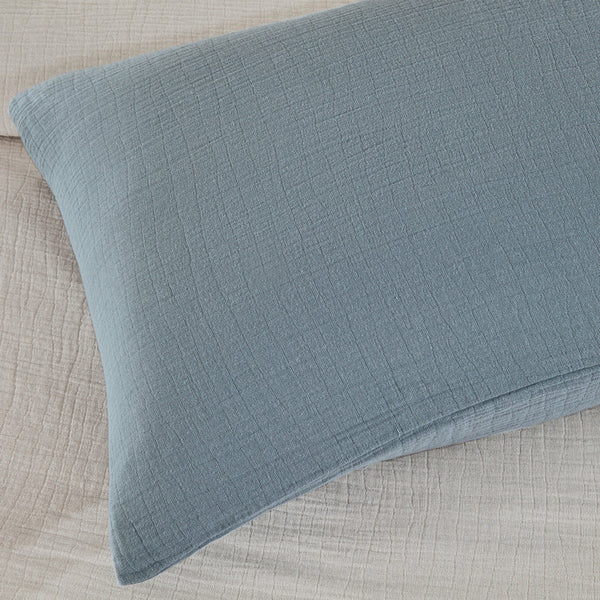 Crinkle Duvet Cover Set - 3 Colors Options