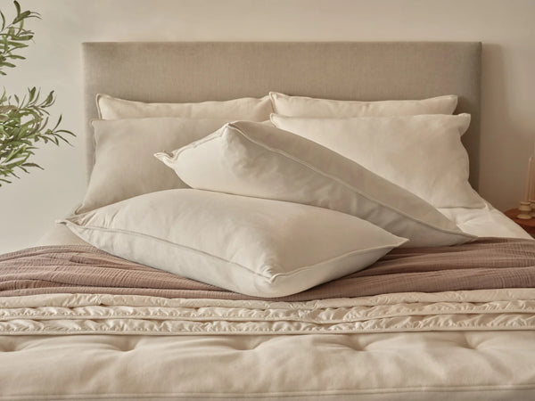 Deluxe Organic Wool & Rubber Adjustable Pillow