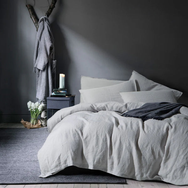French Linen Duvet Cover Set - 9 Color Options