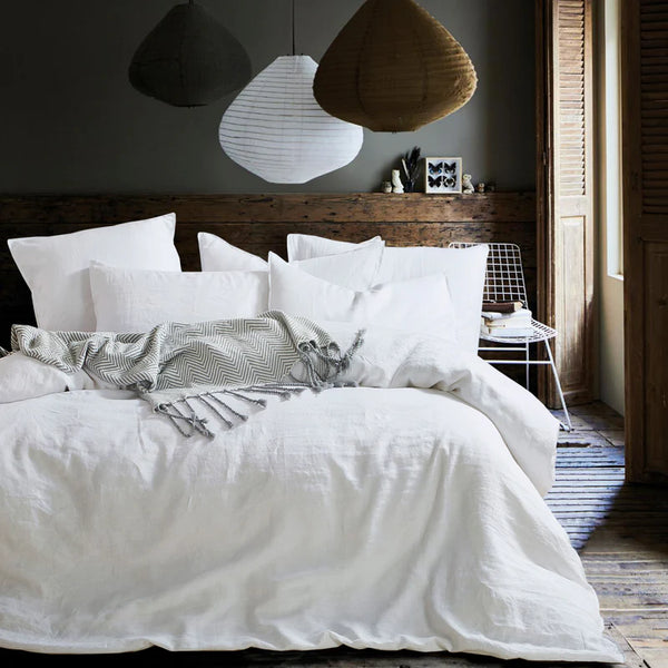 French Linen Duvet Cover Set - 9 Color Options