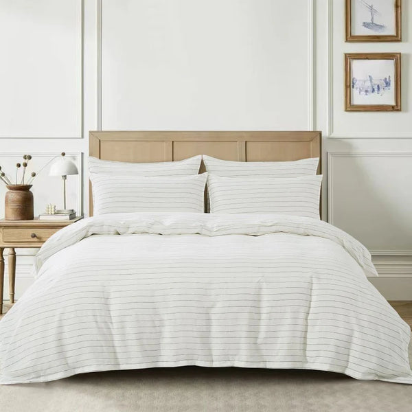 French Linen Duvet Cover Set - 9 Color Options
