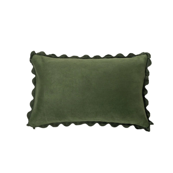 Rectangular Suede Decorative Cushion - 4 Color Options