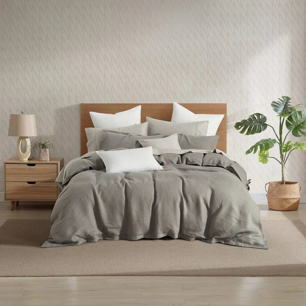 French Linen Duvet Cover Set - 9 Color Options