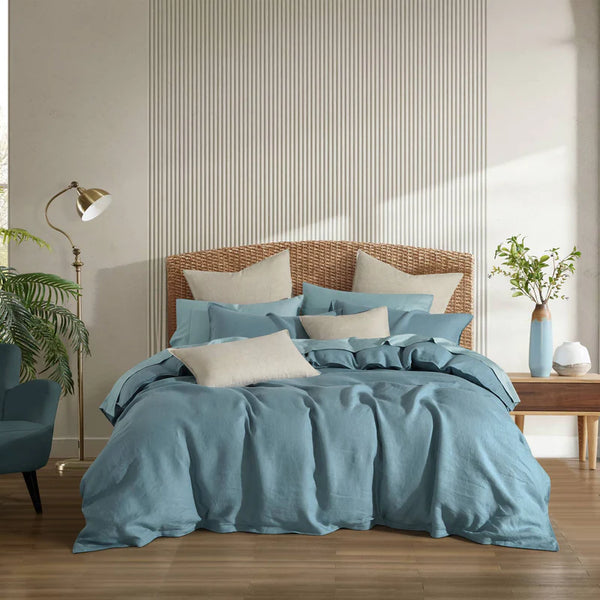 French Linen Duvet Cover Set - 9 Color Options