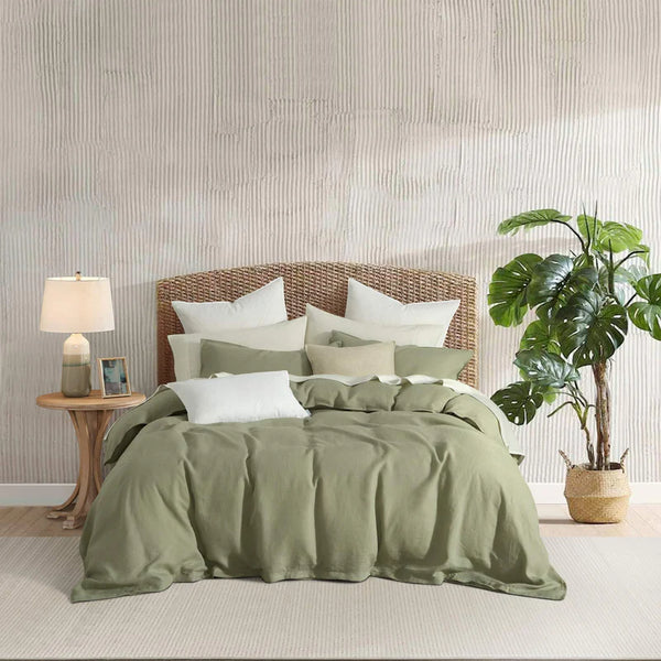 French Linen Duvet Cover Set - 9 Color Options