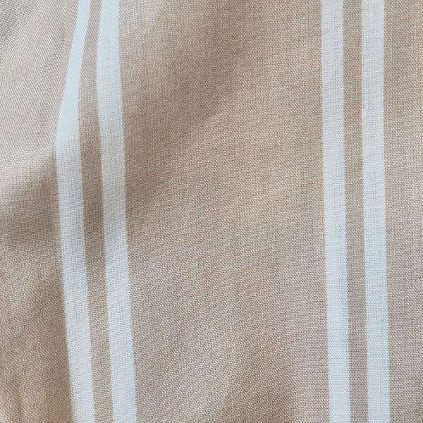 Martini Olive & Natural Striped Duvet Cover